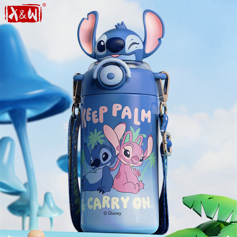 Baby Food Thermos - X&W 316 roestvrijstalen geïsoleerde waterflessen Disney