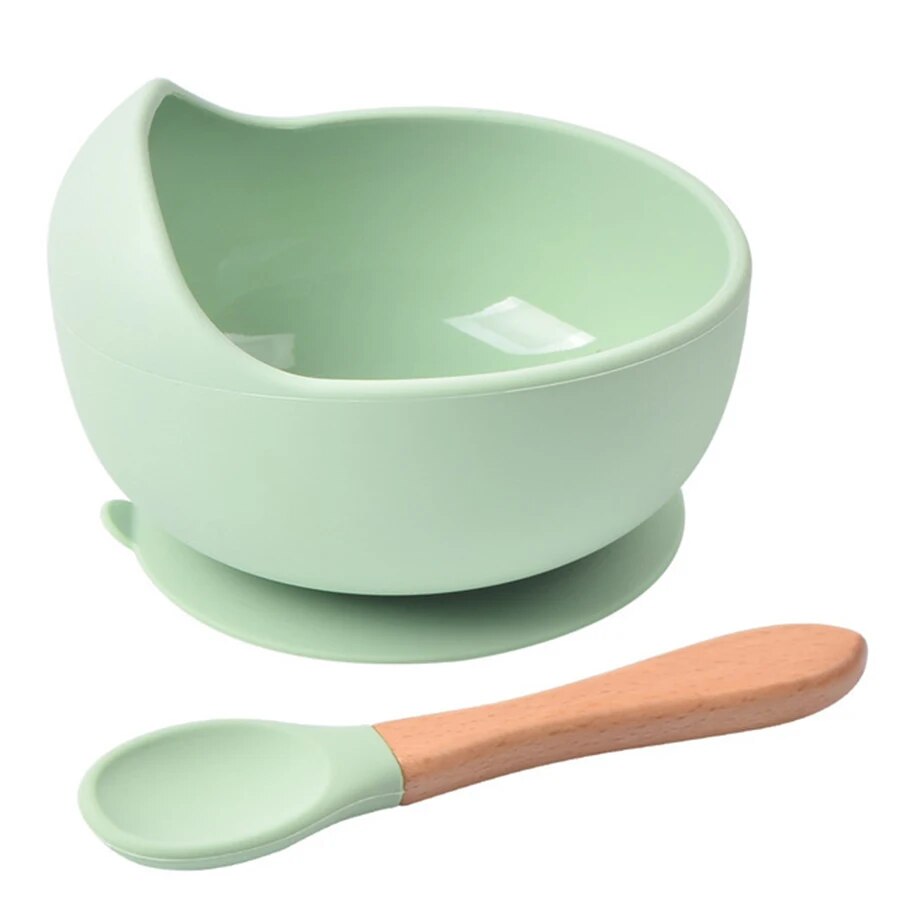 Baby Food Quality - Hoge kwaliteit morsbestendige siliconen voerbak Babygerechten