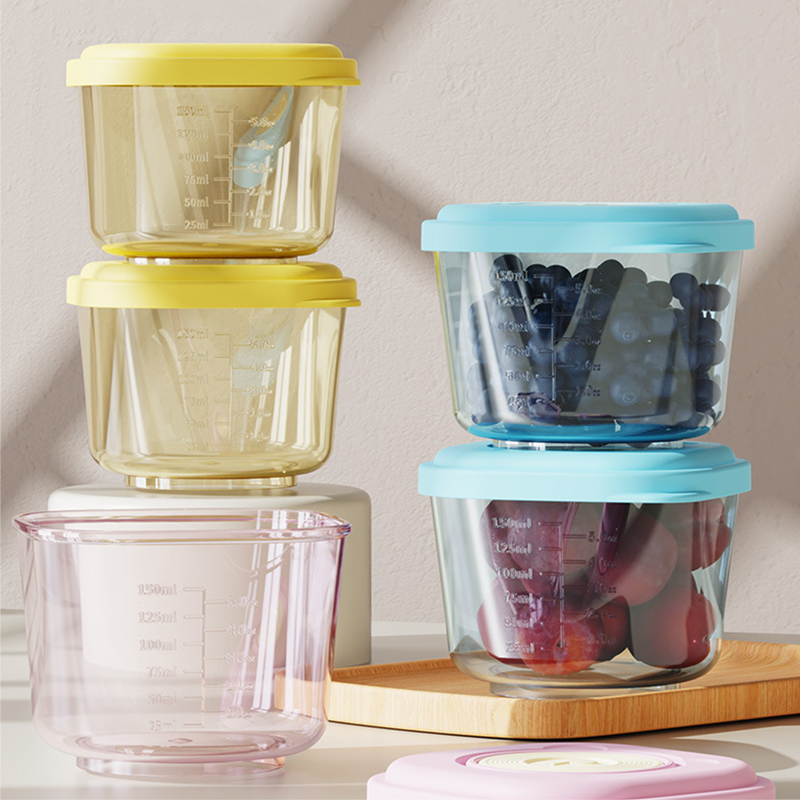 Baby Food Hero - 6-delige opslagcontainers voor babyvoeding - PP-materiaal,