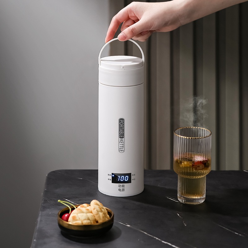 Baby Food Thermos - Reistafelwaterkoker, snel kokend water, draagbare babymelkwarmer,