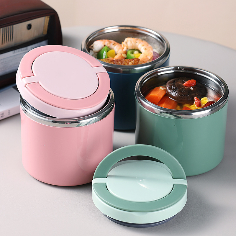 Baby Food Thermos - 630/1000ml RVS Vacuüm Geïsoleerde Lunchbox voor