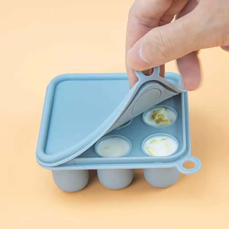 Baby Food Hero - Siliconen Babyvoeding Vriezer Lade Met Deksel