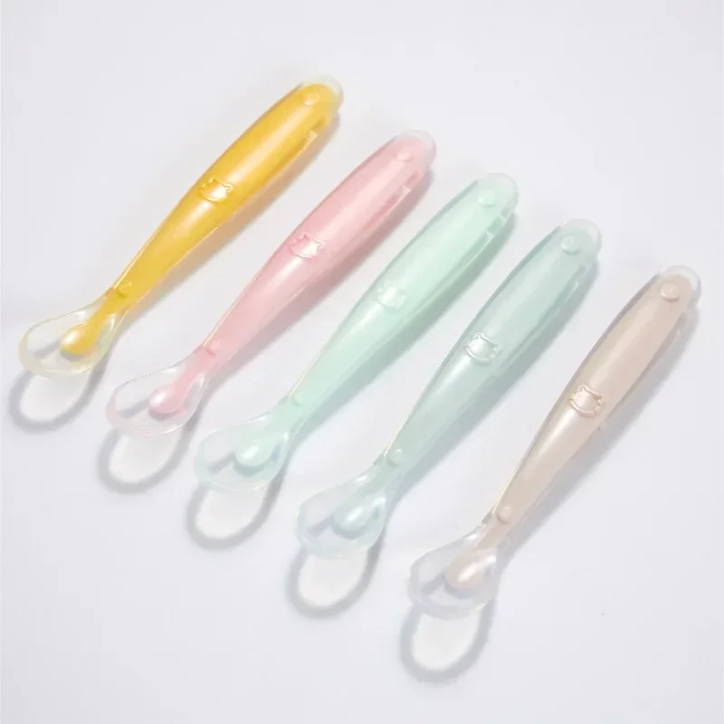 Baby Food Product - Zachte siliconen babylepel, aanvullend voedsel voor