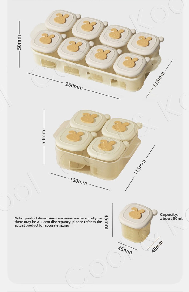 Babyvoedingscontainers met dek - Baby Food Hero recensie en prijs