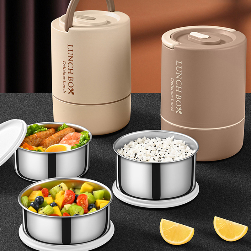 4-delige set draagbare lunchbo - Baby Food Thermos recensie en prijs