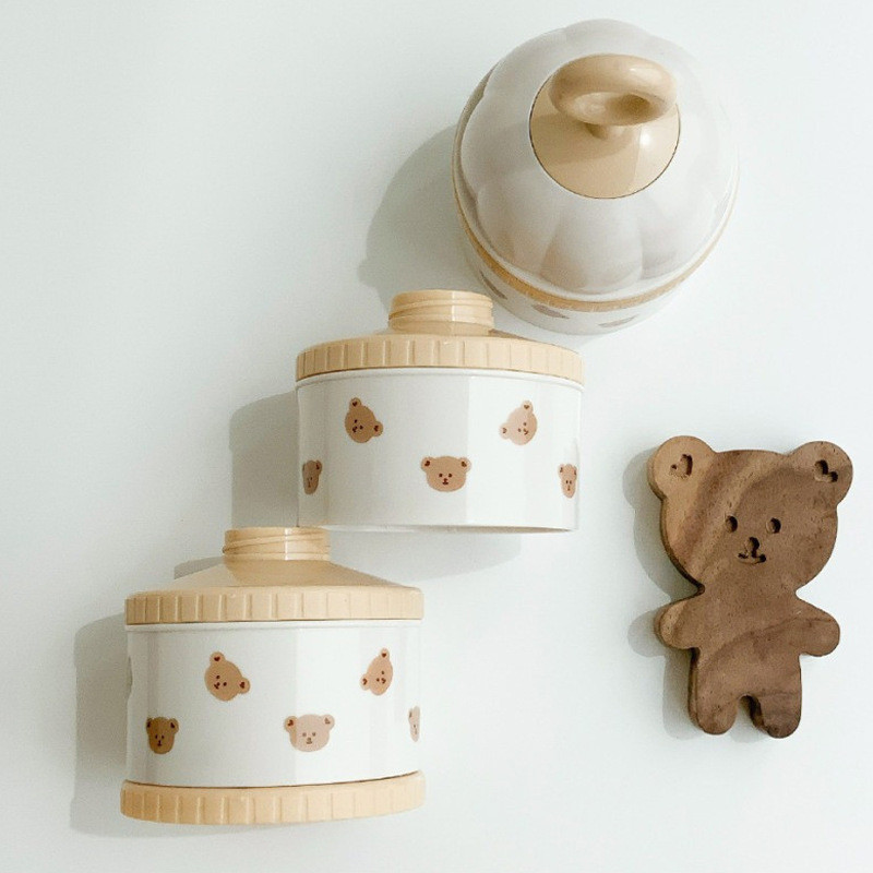 Schattige beer melkpoeder doos - Baby Food Hero recensie en prijs