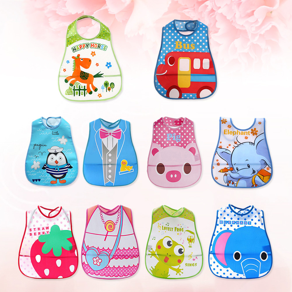 10 stuks babykwijlende slabbet - Feeding Baby Food recensie en prijs